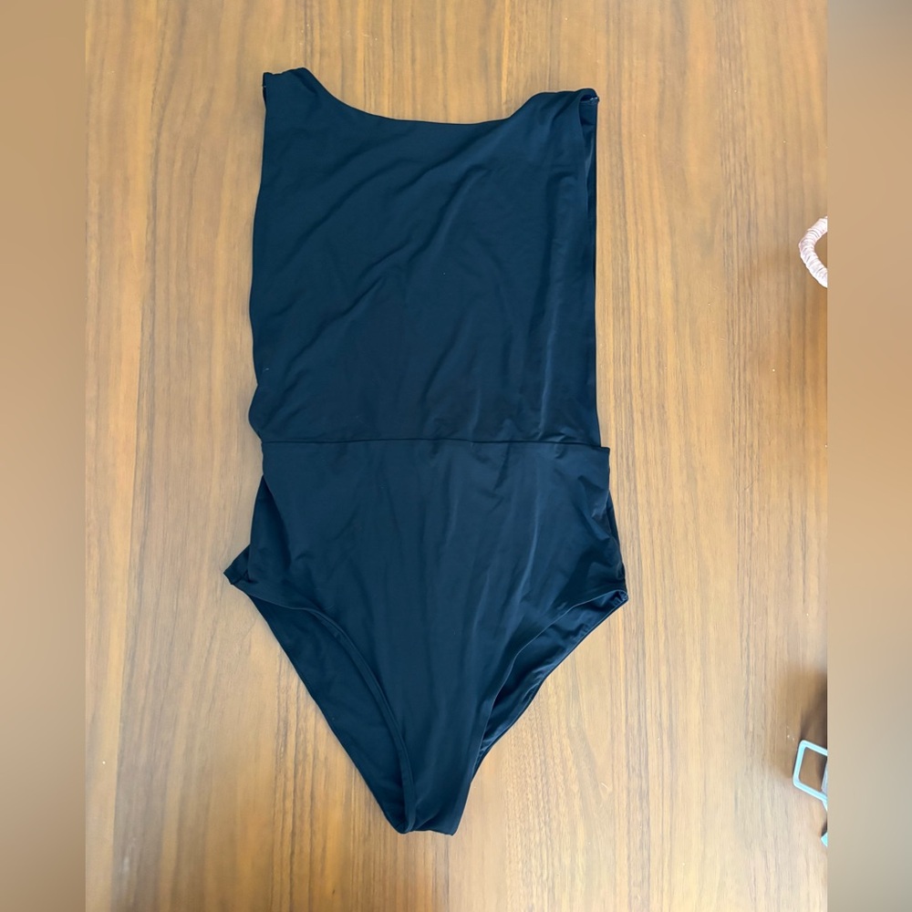 Aerie Black Real Soft One-Piece